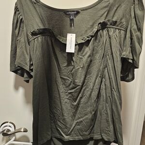 Banana Republic Olive Women's Blouse
